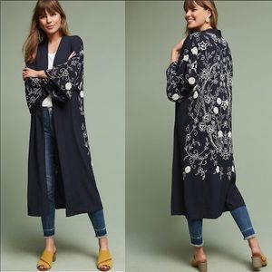 NWT Anthropologie Floreat Petunia Kimono